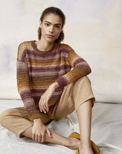 Artikelbild des Artikels “Pullover mit Lochmuster aus Linello 1066.0288 - petrol | L, XL (500g)“
