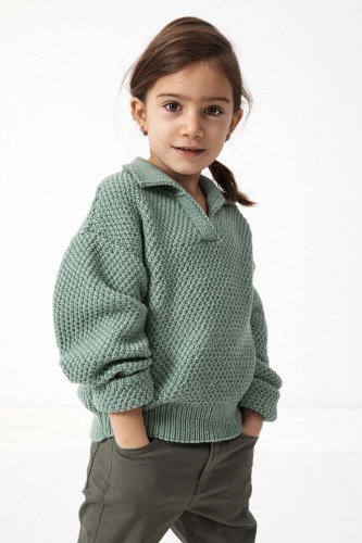 Artikelbild des Artikels “Kinder-Polopullover im Perlmuster aus Atlantis “