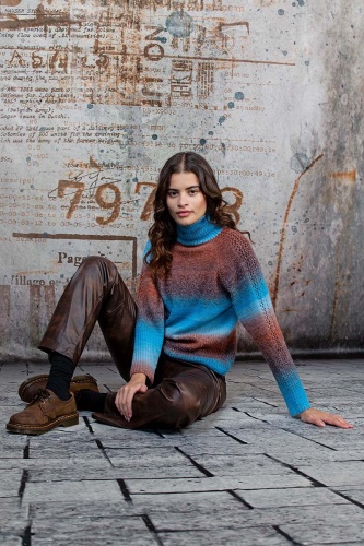 Artikelbild des Artikels “Pullover ALICE aus Lovis 1119.0005 - gelb/orange/braun | M (400g)“