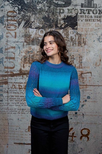 Artikelbild des Artikels “Pullover SAMIRA aus Lovis 1119.0005 - gelb/orange/braun | S (350g)“