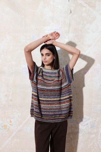 Artikelbild des Artikels “Pullover Top Down Withney aus Magnolia “