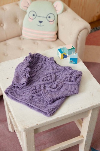 Artikelbild des Artikels “Pullover Elina aus Merino 200 Bebé 71.0307 - flieder | 62-68 (200g)“