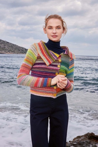 Artikelbild des Artikels “Jacke Anthea aus Infinity 1164.0001 - rainbow cascade | S-M (500g)“