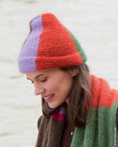 Artikelbild des Artikels “Mütze Quergestrickt aus Mohair Di Gio & Glamour “