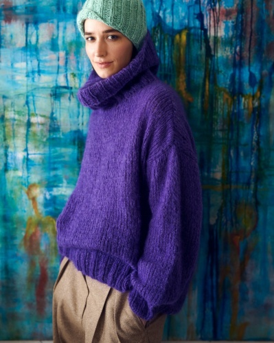 Artikelbild des Artikels “Oversized Mohair-Pullover aus Brigitte No. 3 “