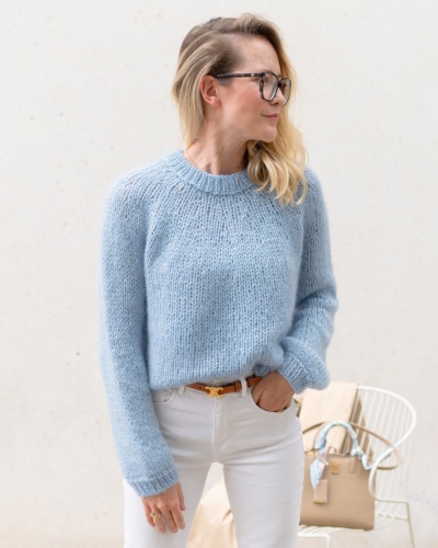 Artikelbild des Artikels “Sky Sweater (by sinchens) aus Superkid Seta 13 - Leuchtorange | S, M (350g)“
