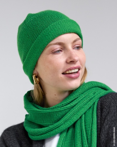 Artikelbild des Artikels “Mütze Glatt Rechts aus Cashmere Pure “