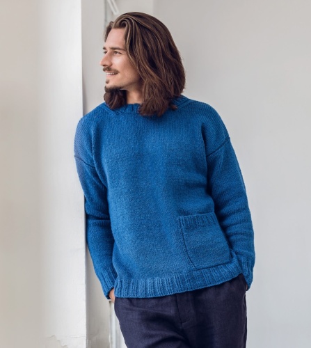 Artikelbild des Artikels “Herrenpullover aus Alta Moda Alpaca “