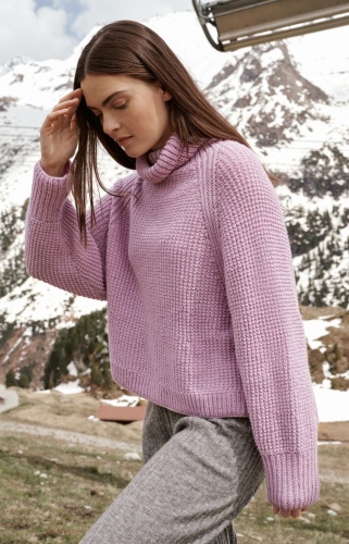 Artikelbild des Artikels “Rollkragenpullover aus LandLust Alpaka Merino 160 “