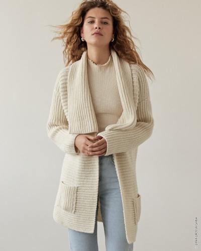 Artikelbild des Artikels “Cardigan Mit Taschen aus Alta Moda Alpaca “