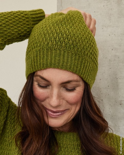 Artikelbild des Artikels “Häkelmütze aus Cashmere 16 Fine 36 - Muschel | 54-56cm (100g)“