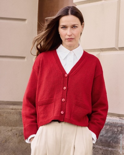 Artikelbild des Artikels “Jacke Mit Perlmuster aus Cool Wool 2110 - Veilchenlila | 36/38 (550g)“