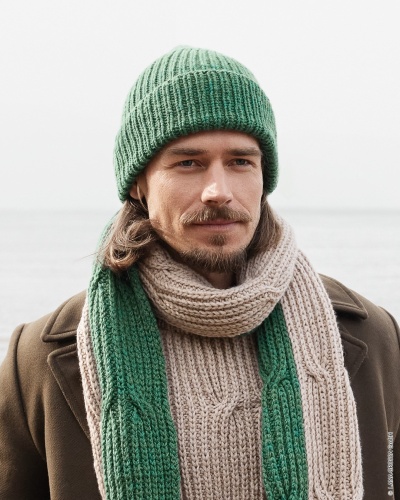 Artikelbild des Artikels “Mütze Mit Rippenmuster aus Alta Moda Cashmere 16 “