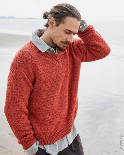 Artikelbild des Artikels “Pullover Mit Pikéemuster aus Bingo mèlange (We Care) “
