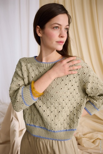 Artikelbild des Artikels “Pullover Mit Lochmuster aus Promessa “