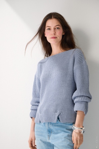 Artikelbild des Artikels “Pullover Mit Zopf aus Elastico “