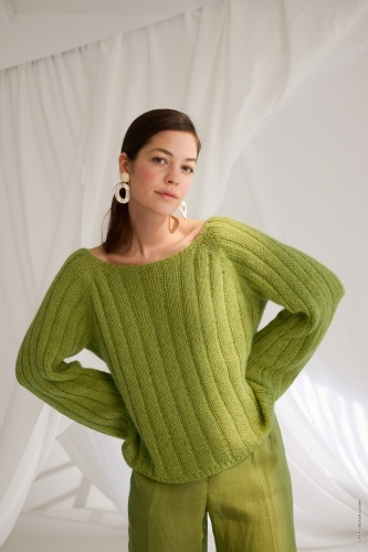 Artikelbild des Artikels “Pullover Mit Breiten Rippen aus Campo & Silkhair “