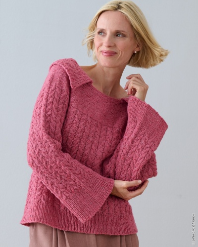 Artikelbild des Artikels “Pullover Mit Zopfmuster aus Landlust Soft Tweed 180 “