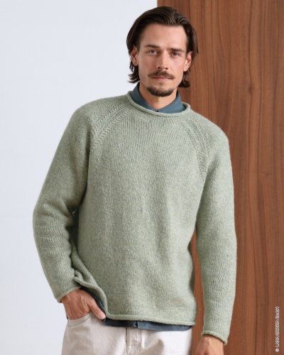 Artikelbild des Artikels “Pullover Mit Betontem Raglan aus Alta Moda Alpaca “