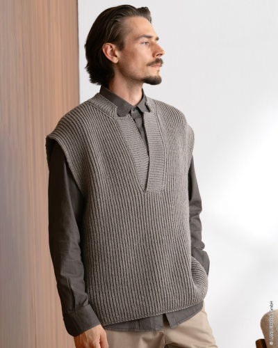 Artikelbild des Artikels “Pullunder aus Cool Wool Big “