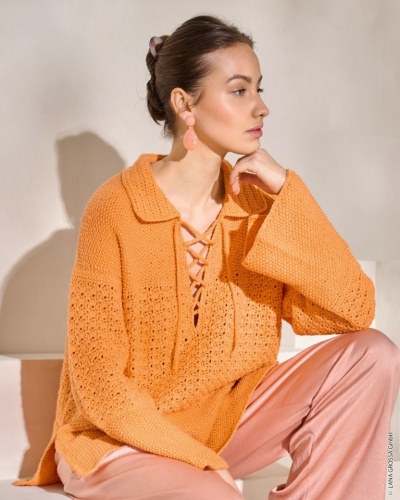 Artikelbild des Artikels “Pullover Mit Bandverschluss aus Cotonella “