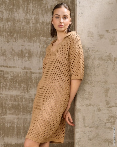 Artikelbild des Artikels “Kleid Im Lochmuster aus Elastico “
