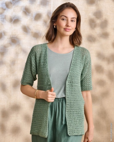 Artikelbild des Artikels “Häkeljacke aus Summer Cashmere “