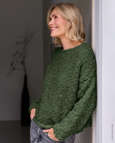 Artikelbild des Artikels “Kastiger Pulli Glatt Rechts aus Caramella “