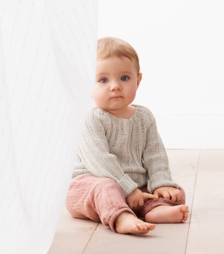 Artikelbild des Artikels “Babypulli aus Solo Lino “