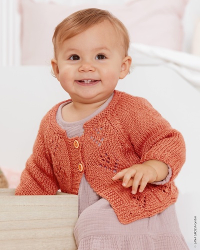Artikelbild des Artikels “Jacke Mit Ajourmuster aus Alta Moda Cotolana 38 - Camel | 92/98 (150g)“