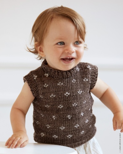 Artikelbild des Artikels “Pullunder Mit Jacquardmuster aus Cool Wool Big & Cool Wool Big Vintage “