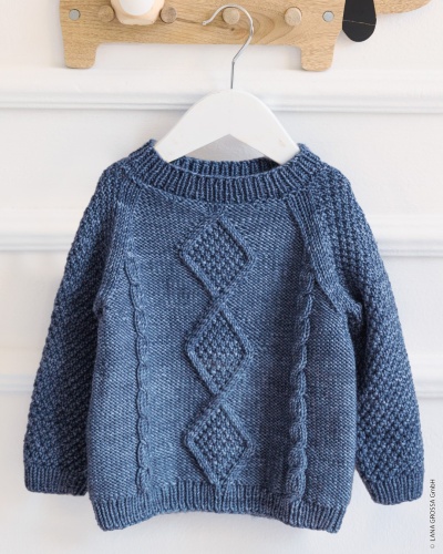 Artikelbild des Artikels “Pullover Mit Rautenmuster aus Cool Wool Big Vintage “