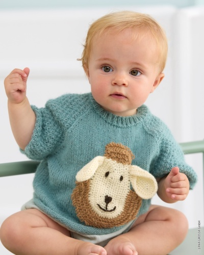 Artikelbild des Artikels “Pullover Mit Schäfchen aus Ecopuno “