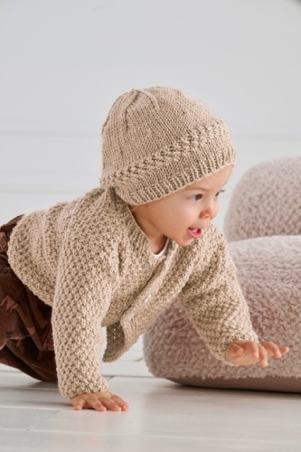 Artikelbild des Artikels “Mütze Mit Perlmuster aus Cool Wool Superbig Mélange “