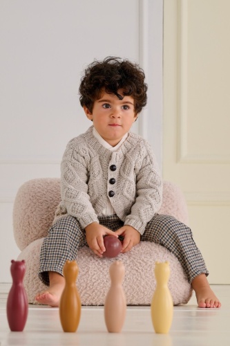 Artikelbild des Artikels “Jacke Mit Zopfmuster aus Cool Wool Big “