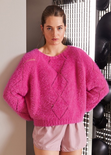 Artikelbild des Artikels “Pullover mit Rauten aus Per Fortuna (GOTS) “