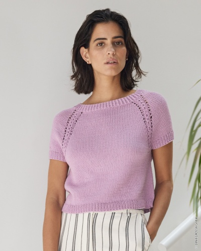 Artikelbild des Artikels “Shirt Mit Raglanlochmuster aus Brigitte No. 4 “