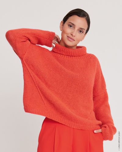 Artikelbild des Artikels “Pullover Mit Diagonaler Biese aus Brigitte No. 2 “
