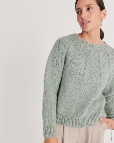 Artikelbild des Artikels “Top Down Pullover aus Ecopuno Chunky “