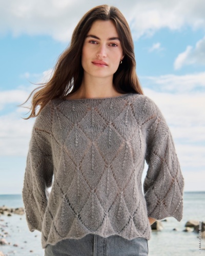 Artikelbild des Artikels “Pullover Mit Rautenmuster aus Superkid Seta 09 - Himbeer | 36/38 (200g)“