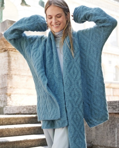 Artikelbild des Artikels “Cardigan Im Rautenmuster aus Nebbia “