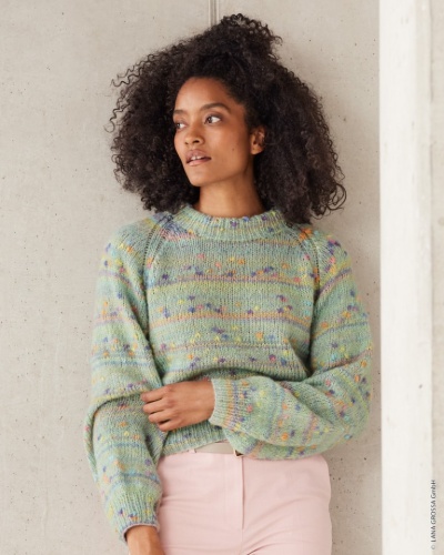 Artikelbild des Artikels “Raglanpullover aus Cassata “