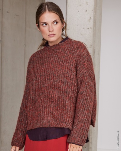 Artikelbild des Artikels “Pullover Im Halbpatent aus Alpaca Air II & Silkhair “