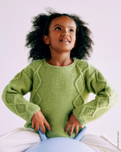 Artikelbild des Artikels “Pullover Mit Rautenmuster aus Puro Vegano “