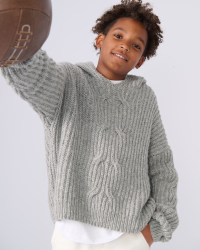 Artikelbild des Artikels “Pullover Mit Zopfmuster aus Cool Merino “