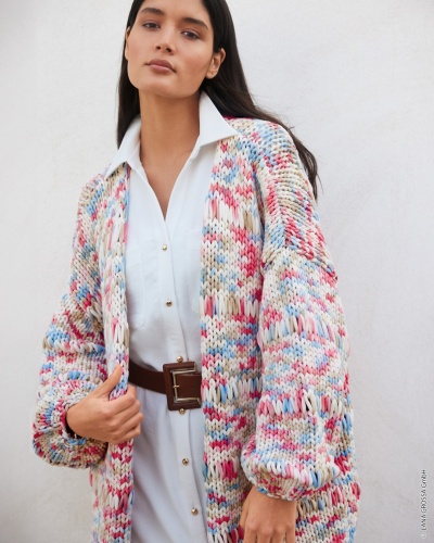 Artikelbild des Artikels “Cardigan Mit Fallmaschen aus Gelato “