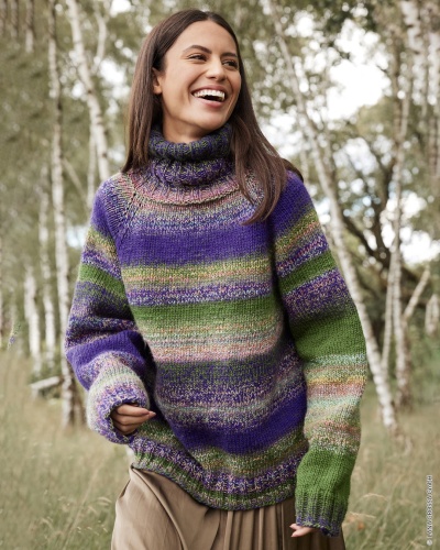 Artikelbild des Artikels “Rollkragen-Pullover aus Gomitolo Fusione “