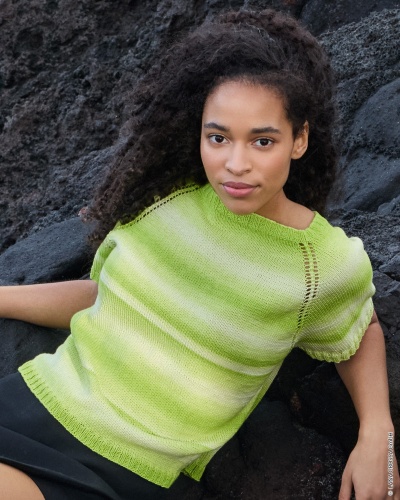 Artikelbild des Artikels “Top Down Shirt aus Gomitolo Tono “