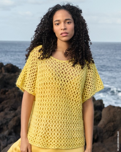 Artikelbild des Artikels “Gitter-Shirt aus Gomitolo Tono & Finito “