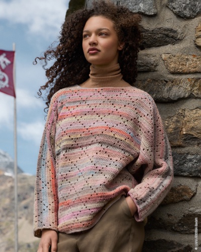 Artikelbild des Artikels “Pullover Mit Rautenmuster aus Gomitolo Intenso “
